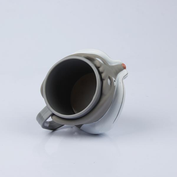 Promotional Animal Design Plastic Rubber 3D Ice Cream Cup Water Cup In Color Hand Painting