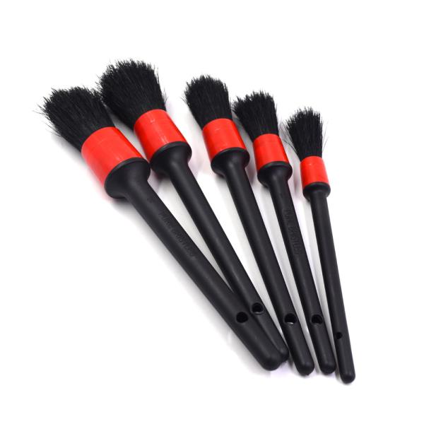 Convenient Car Detailing Brushes , Flexible Car Seat Cleaning Brush 5 PCS