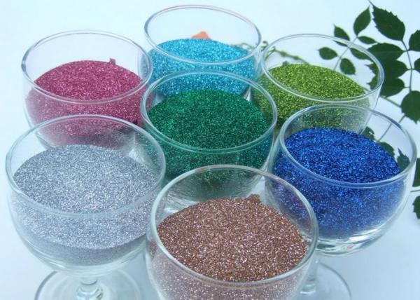 Multi Color DIY Crafts Decoration Extra Fine Glitter Powder For Sand Paper