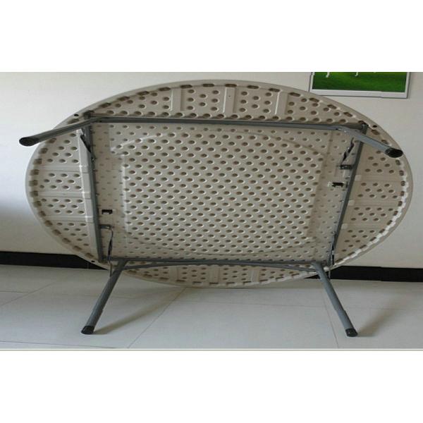 Function Mail Packing HDPE Blow Molded Plastic Round Banquet Folding Table for Function