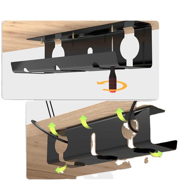 Home/Office Electric Wire Organizer Tray Streamlined Cable Organization Solution