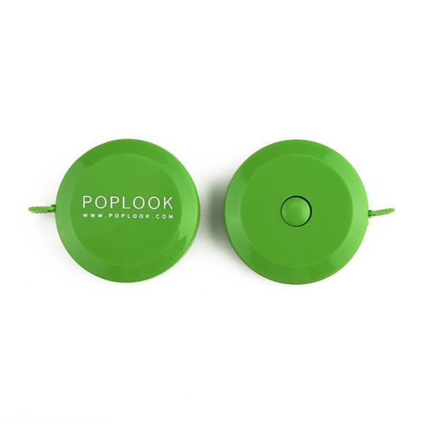 Bright Green Flexible Tape Measure Cute Mini 60 Inches For Body Measuring