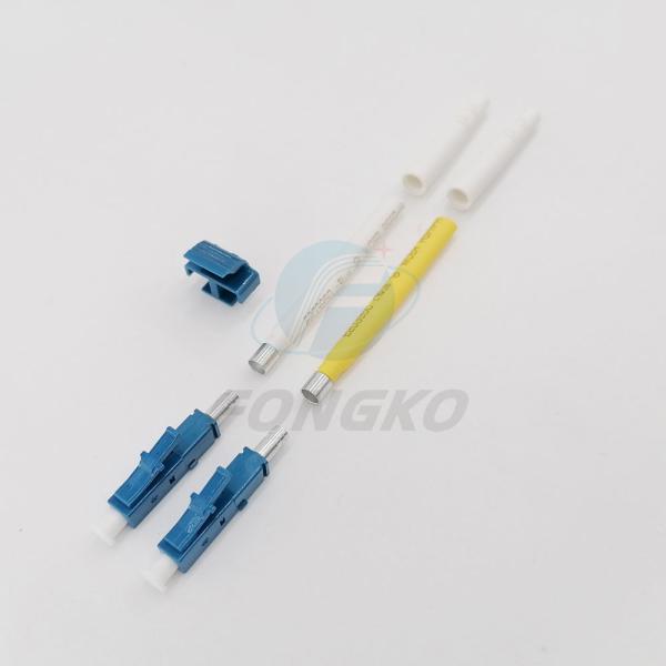 Conector ótico da fibra do duplex 2.0mm do único modo do OEM do jogo do conector da fibra ótica de Lc/UPC