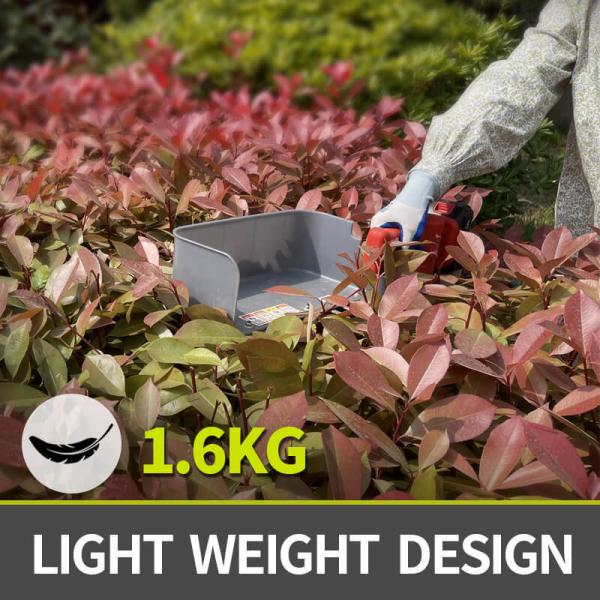 Máquina de recolección de hojas de té con batería de 20V para jardín silencioso