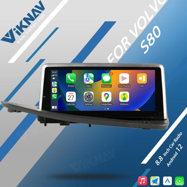 Авторадио Android Volvo S80 V70 Стерео 2004-2011 GPS навигационный мультимедийный проигрыватель