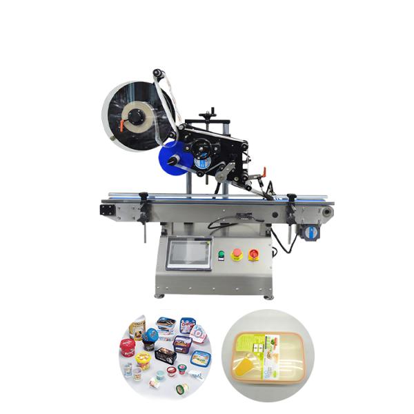 Round Labeling Machine Sauce Bottle Label Label Dispenser Automatic Double Sided