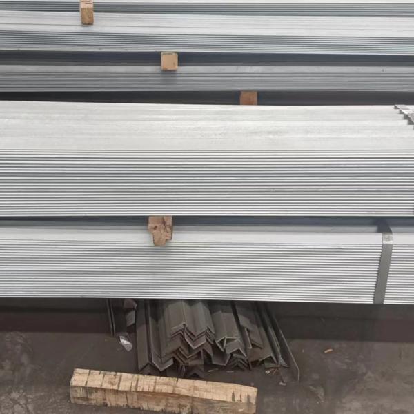 Welding and Cutting L Shape Galvanized Angle Steel Carbon Steel 100mm Production Services