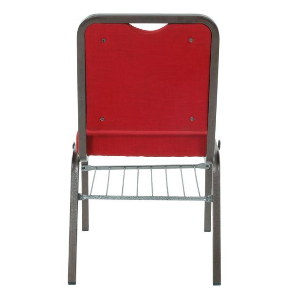 Modern Stackable Gray Church Chairs Metal And Fabric For Commercial Furniture