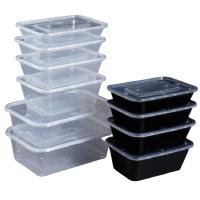 Contenedor de alimentos desechables de PP con tapa y caja de microondas para llevar