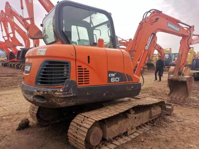 6 Ton Yangma Engine Mini DX60 Doosan 6 Ton Excavator