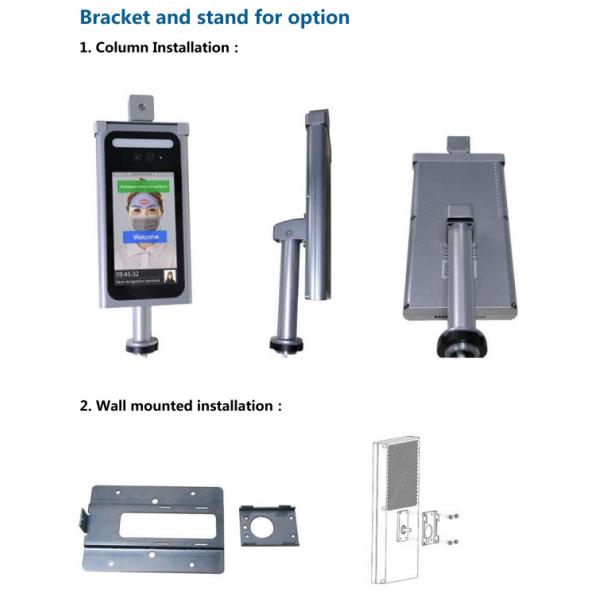 0,2 Temp термометра распознавания лиц секунд ворот барьера щитка быстрых термальных измеряя