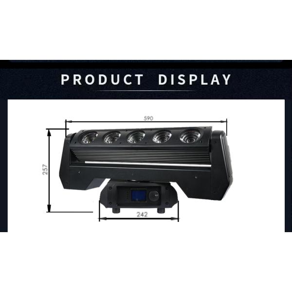 Диджей светодиодный светодиодный эпизод пикселя 5x40W rgbw 4in1 dmx512 световой бар луч света стиральная машина передвижная голова бар для дискотеки