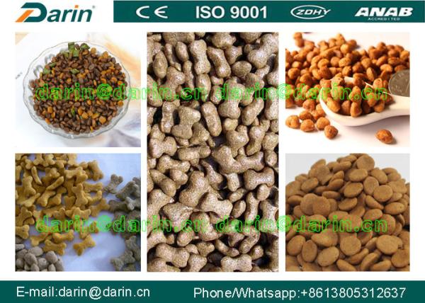 High Capacity Pet Food Processing Line , Animal Food Making Machine