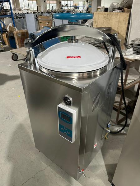 75L Touch Type Key Safety Protection Stainless Steel Vertical Autoclave