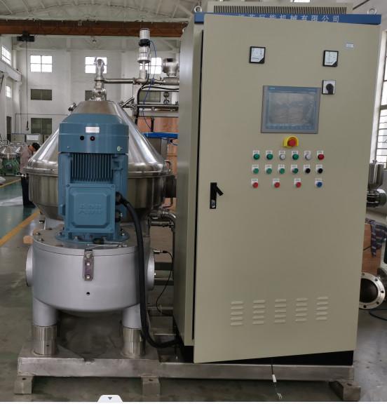 Separador de aço inoxidável 220V do centrifugador do disco do padrão de alimento para a bebida