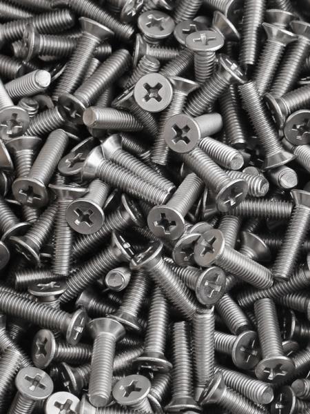 China Manufacturer Stainless Steel Cross Countersunk Head Screw Fastener Pan Head