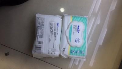 Limpezas biodegradáveis de bambu personalizadas da água do bebê da tela natural de Unscented da marca própria