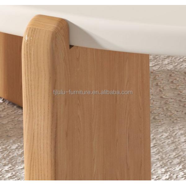 OEM Service Accepted Customize Modern Solid Wood Table Round Sets End Coffee Table Living Room Furniture Wooden Side Table