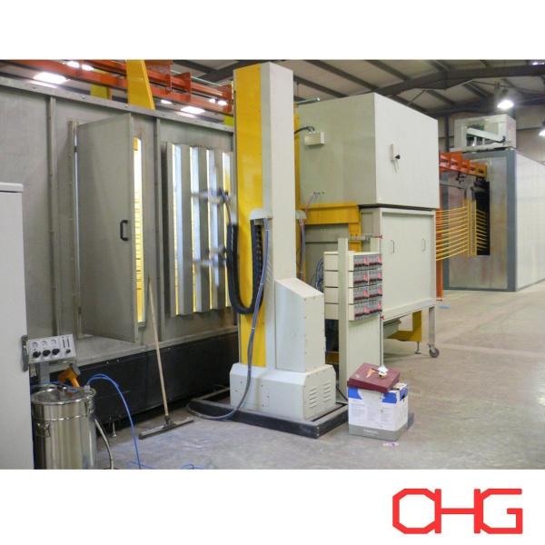 Customizable Powder Coating Machine for Profiles with Electrostatic Spray Guns