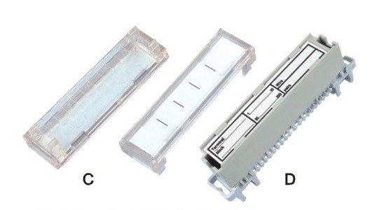 5 Pairs Terminal Block Hinged Label Holders For LSA Plus Orbit Module