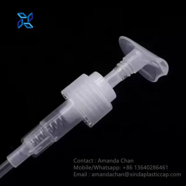 пластик Прочный с использованием лосьон диспенсер насосы тело лосьон плоская голова прессовый насос