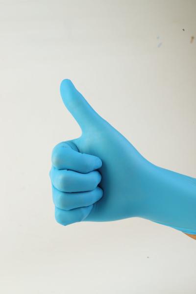 Multifunction 100% Nitrile Medical Gloves Puncture Resistant