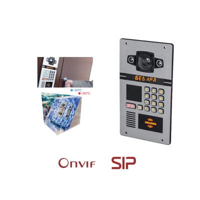 Intercomunicador video 1,3 Megapixel de ONVIF do apartamento resistente do vândalo