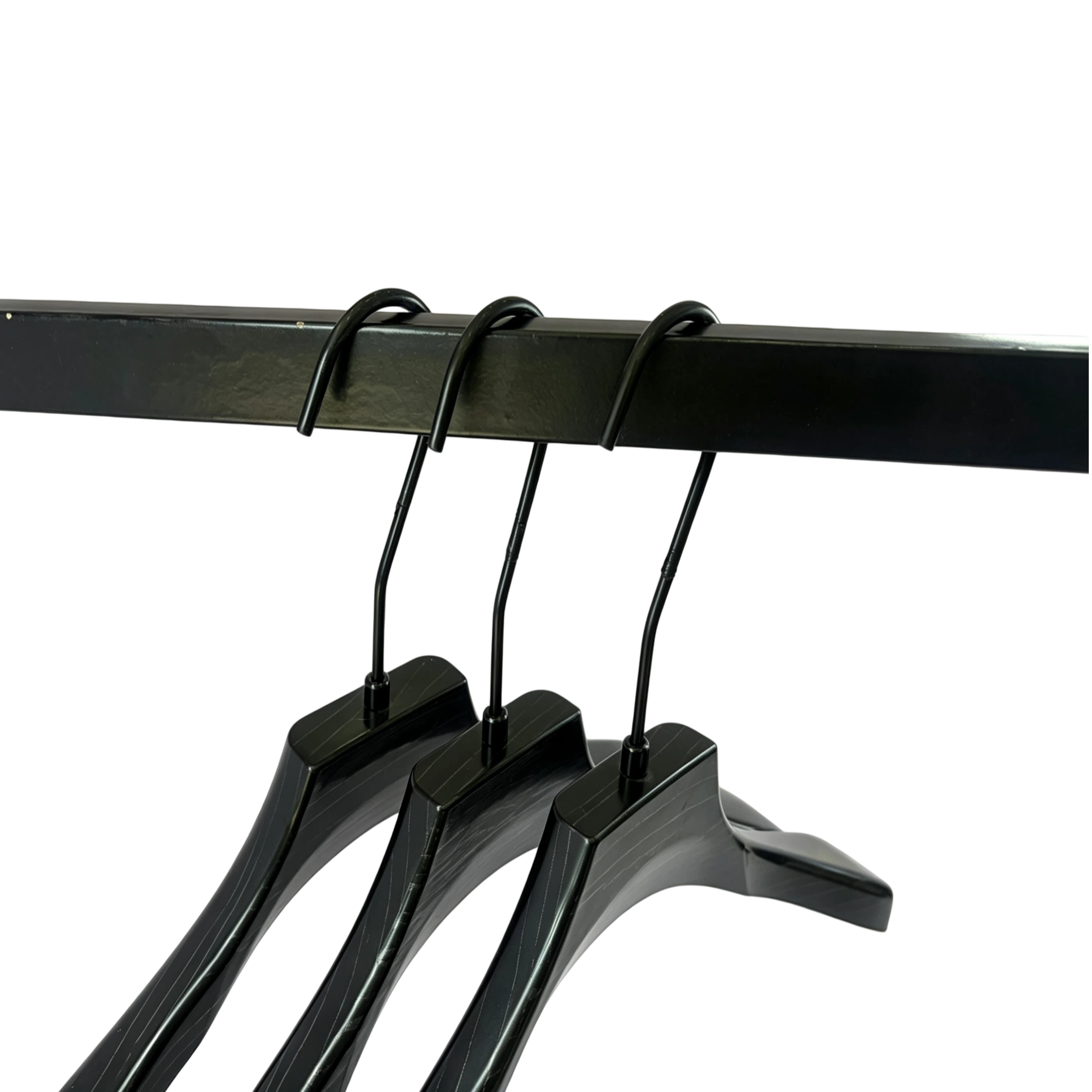 Wide-shoulder non-slip ABS material suit hanger and coat hanger for hotel wear and suits
