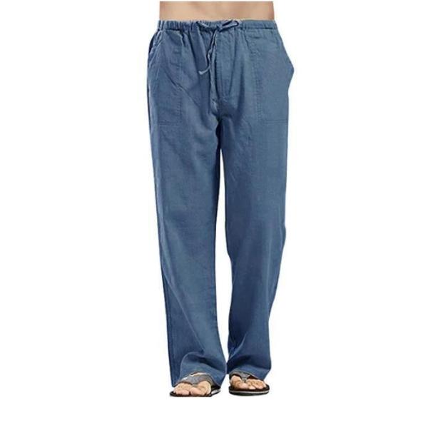 Men's Anti-pilling Cargo Sweatpants Autumn Waterproof Pants with Flat Front Style