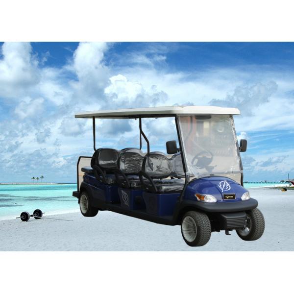 48V Electric 8 Seater Golf Cart With Radio and USB  For Transportation