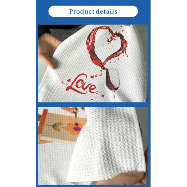 ZELOYAUT USA Warehouse FREE Shipping Sublimation White Towels Cotton/100% Polyester Towels with Printed Logo Blank Custom Logo