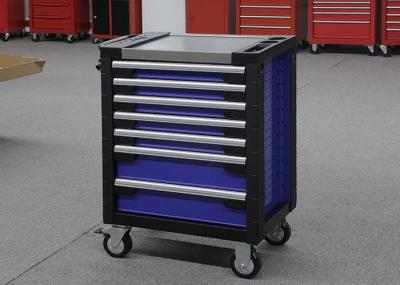 Movable Red 7 Drawers Toolbox Tool Chest On Wheels For Garage Store Tools
