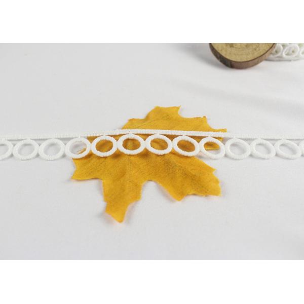 Simple Round Vintage Cotton Lace Trim With Hollowed Out For Clothing Decorative