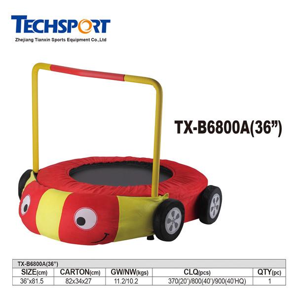 2015 new style children style mini cartoon trampoline