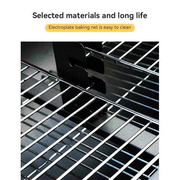 Smokeless Barrel Smoker BBQ Grill with Piezoelectric Ignition and Convenient Table