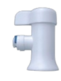 Plastic Water Adapter Fast Connector fitting For RO Water Dispenser And Water Purifer