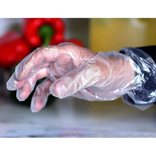 Disposable Plastic Polyethylene Gloves Sterile For Cooking , Hair Dyeing