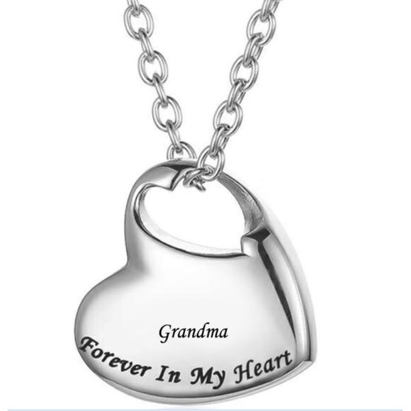 Gift Heart Locket Necklace Small Stainless Steel Jewelry for Picture Keepsake Pendant