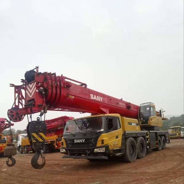 2018 SANY 80 tonnes de stock de grues mobiles utilisées pour la vente directe