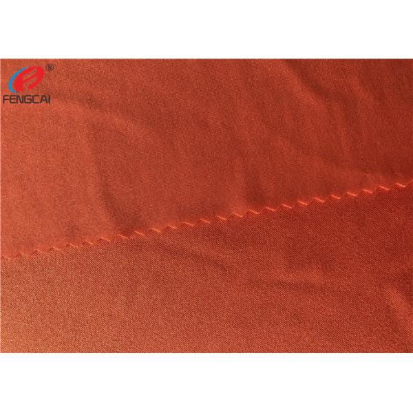 90% Polyester 10% Spandex Weft Knitted Fabric , Plain Dyed Sportswear Fabric