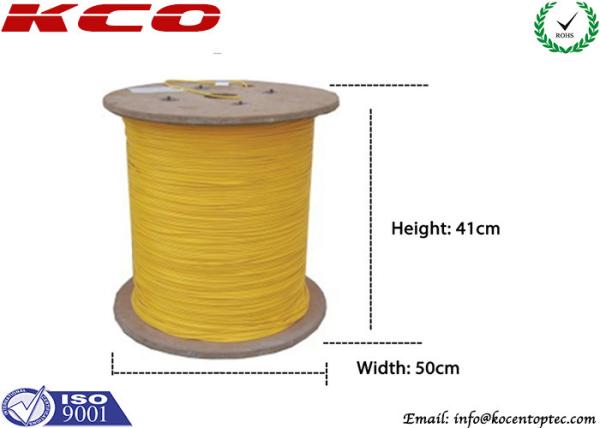 3.0mm Indoor Outdoor Fiber Optic Cable Single Mode Simplex PVC Cover