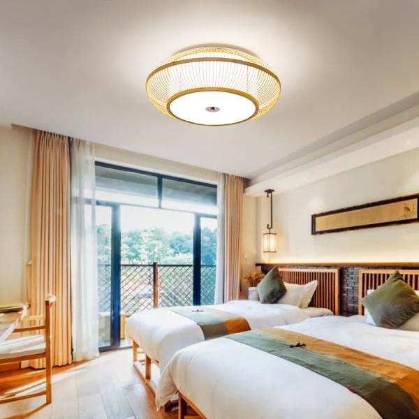 Asia Bamboo Ceiling Light Chinese Style Hanging Ceiling Lamp(WH-WA-41)