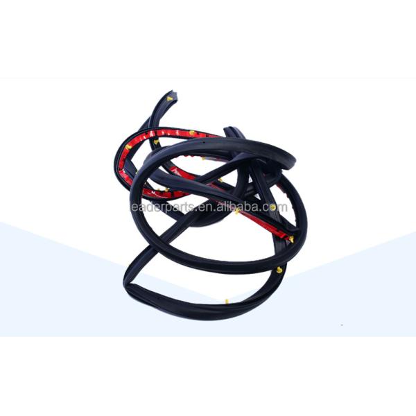 DustProof Safe Stable Clip Channel System Rubber Abrasion Resistant Coating Front Door Seal Strip for Auto Truck Door