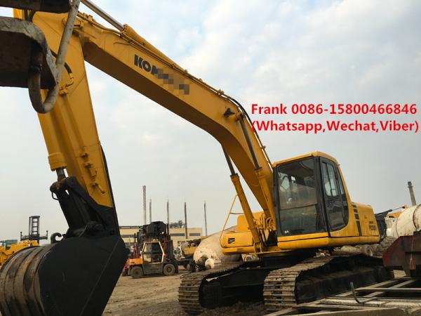 Manual Transmission Second Hand Komatsu Excavator 125 Kw 168 Hp Engine Power
