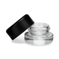 Preparado Navio Capacetes resistentes a bebés Proof Smell Small Glass Concentrate Jars de óleo de flores Wholesale