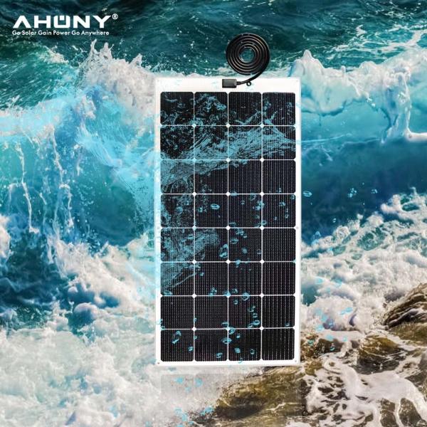 IBC 100w Panel solar transitable Antideslizante Paneles solares flexibles para barcos RV yate AHONY fabricante de energía solar mayorista