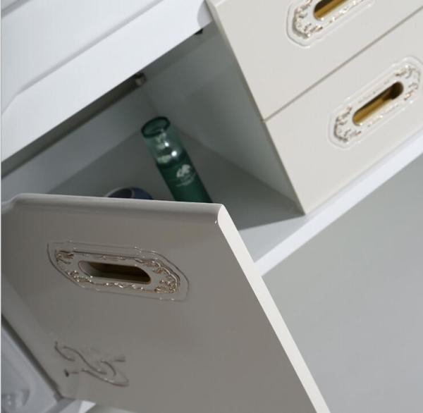PVC bathroom vanity / wall cabinet / hanging cabinet / walnut color for bathroom
