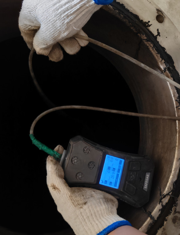 Портативный детектор газа Safegas CH4 H2S CO O2 NH3 5 в 1 Импортированный датчик IECEX Сертифицированный с функцией сигнализации