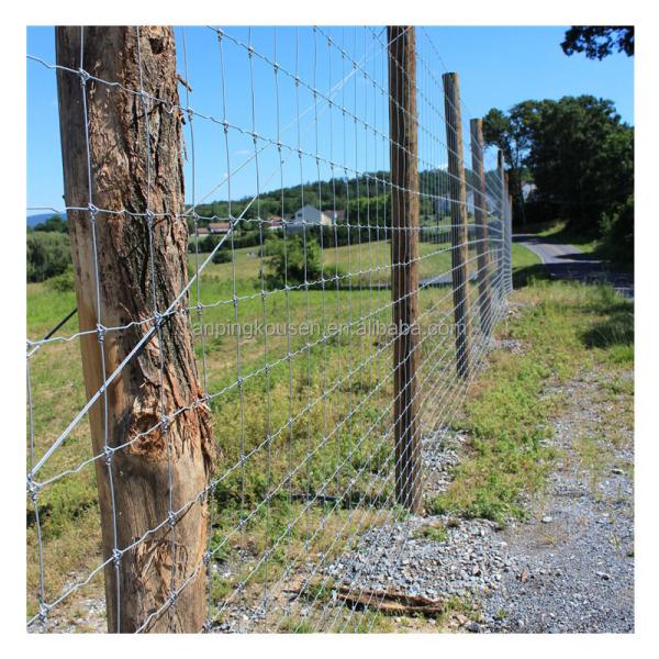 Galvanized 5-8 ft Fixed Knot Deer Cattle Fence on Farm Field Metal Farm Fencing for Farm