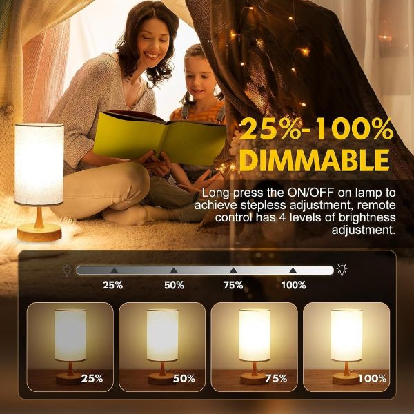 10000lux Dimmable Light Therapy Lamp with Sunrise Simulation for Natural Wake Up